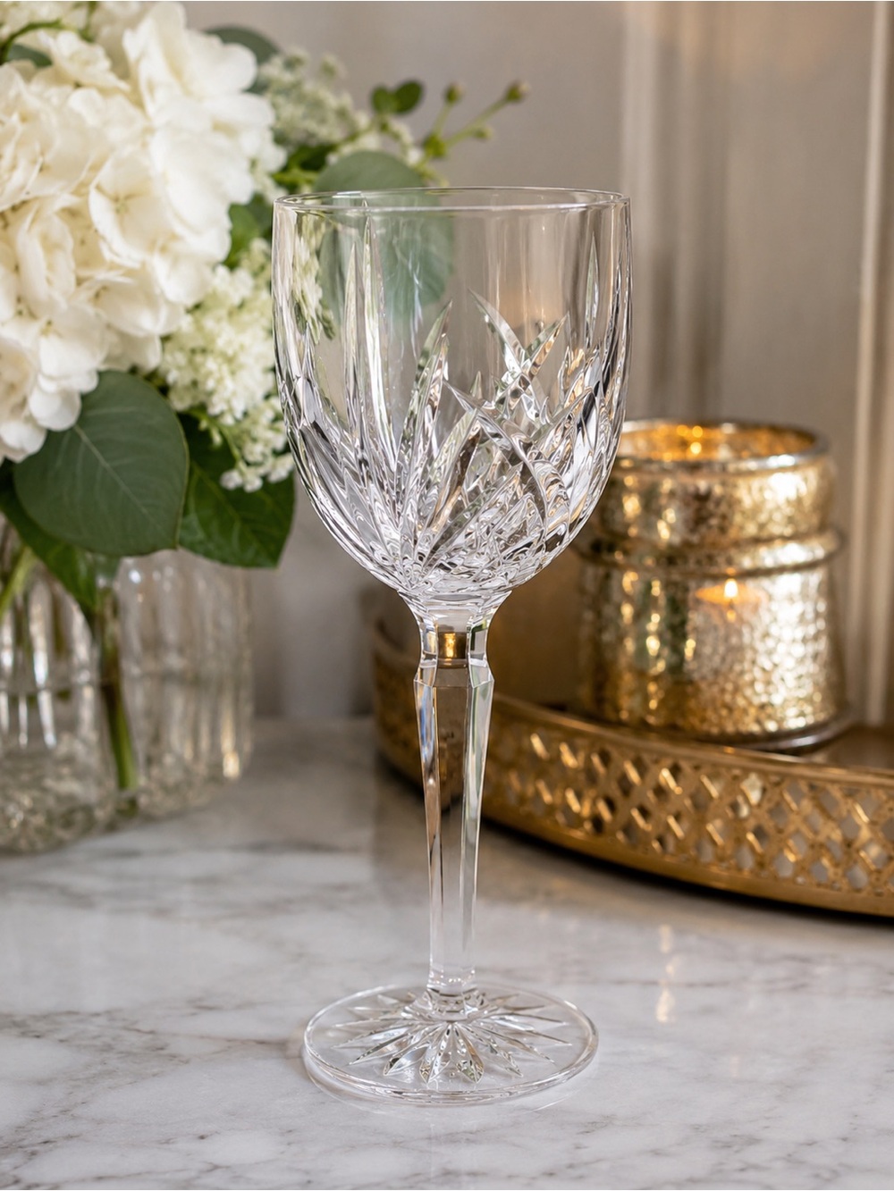 Vintage Waterford Crystal Brookside Goblet